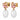 PETUN SG ROSE / WHITE PEARL Ohrringe Gold