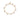 Lula White Armband (Gold)