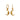Moonie Ohrringe (Gold)
