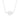 Autumn Leaf einzelnes Halsband Silber
