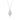 Aqua Affen-Halsband silber