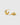 Fettgedruckter Little Sis Chevron Gold