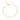 Loving heart drop vollständiges Armband Gold