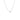 Loving Heart drop Halskette Silber