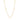 Loving heart drop volle Halskette Gold