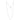 Loving heart drop Vollhalsband Silber