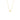 Le knot drop Halskette Gold
