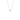 Le knot drop Halskette Silber