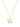 Peace Large Halskette (Gold) 42 cm