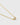 Snap Heart Halskette Gold Crystal