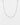 Herringbone Gedrehtes Halsband Silber