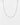 Herringbone Gedrehtes Halsband Silber