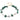 Green Ellie Armband Gold