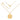 L'amour Chunky-Chain-Halskette Gold