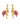 Pink Flamingo Ohrringe Gold