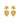 Lucia Star Ohrringe Gold