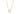 BIELLA PICCOLO Halskette weiße Zirkone (Gold) 45 cm