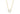 BIELLA PICCOLO Halskette weiße Zirkone (Gold) 45 cm