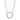 BIELLA GRANDE Halskette weiße Zirkone (Silber) 45 cm
