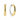 CARRARA PIANURA X-GRANDE Ohrringe Silber/Gold