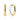 CARRARA PIANURA X-GRANDE Ohrringe Silber/Gold