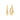 GOCCIA PIANURA PICCOLO Ohrringe Gold