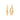 GOCCIA PIANURA PICCOLO Ohrringe Gold