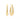 GOCCIA PIANURA GRANDE Ohrringe Gold