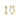 ELLERA WAVES PIANURA MEDIO Ohrringe Silber/Gold