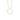 BIELLA GRANDE Halskette weiße Zirkone (Gold) 45 cm