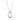 CAPRI DUE Halskette weiße Zirkone (Silber) 45-60 cm