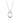 CAPRI DUE Halskette weiße Zirkone (Silber) 45-60 cm