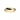 FERRARA NERO Ring Weiße Zirkonia und Schwarze Emaille Gold