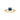 ELLERA QUADRATO Ring Blaue Zirkone Gold