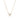 Petite papillion funkelnde Halskette Gold