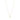 Ellipse mini Halskette Gold