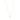 Ellipse mini Halskette Gold