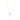 Ellipse Mini-Perlen-Halskette Gold