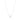 The knot mini Halsband Silber