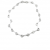 Ring Chain Halsketten Silber