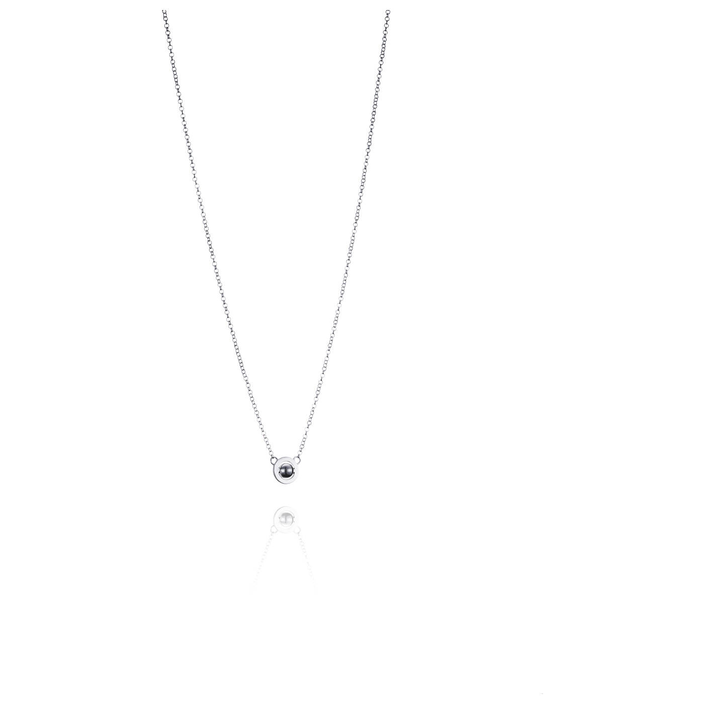 Mini Planet Halsketten Silber 42-45 cm