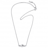 Love Knot Halsketten Silber 42-45 cm