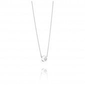 60's Pearl Halsketten Silber 42-45 cm