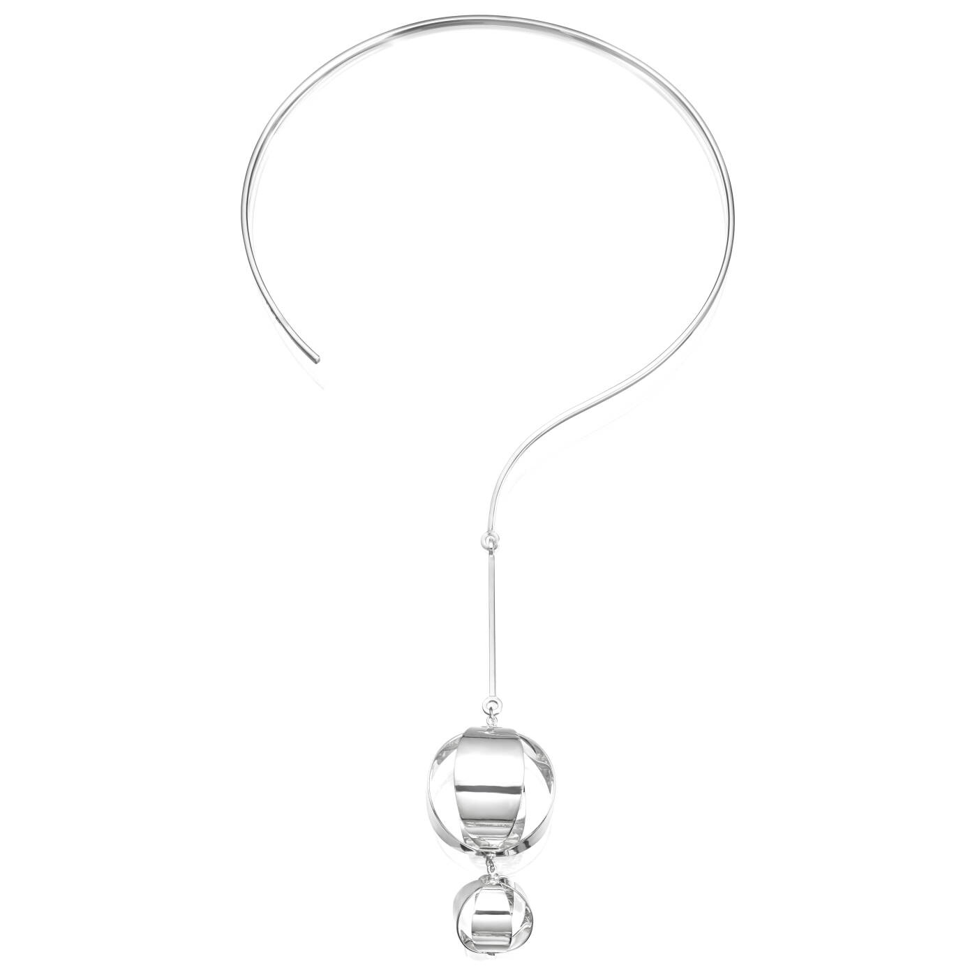 Balloons Collar Halsketten Silber