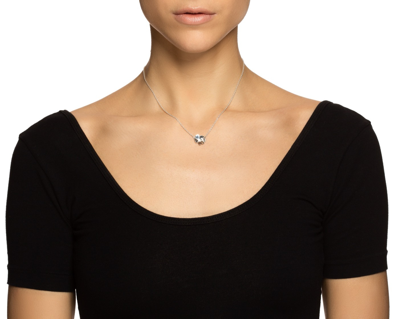 Violet Halsketten Silber