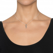 Women Queen Halsketten Silber 42-45 cm