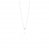 Beam & Stars Single Halsketten Silber 42-45 cm