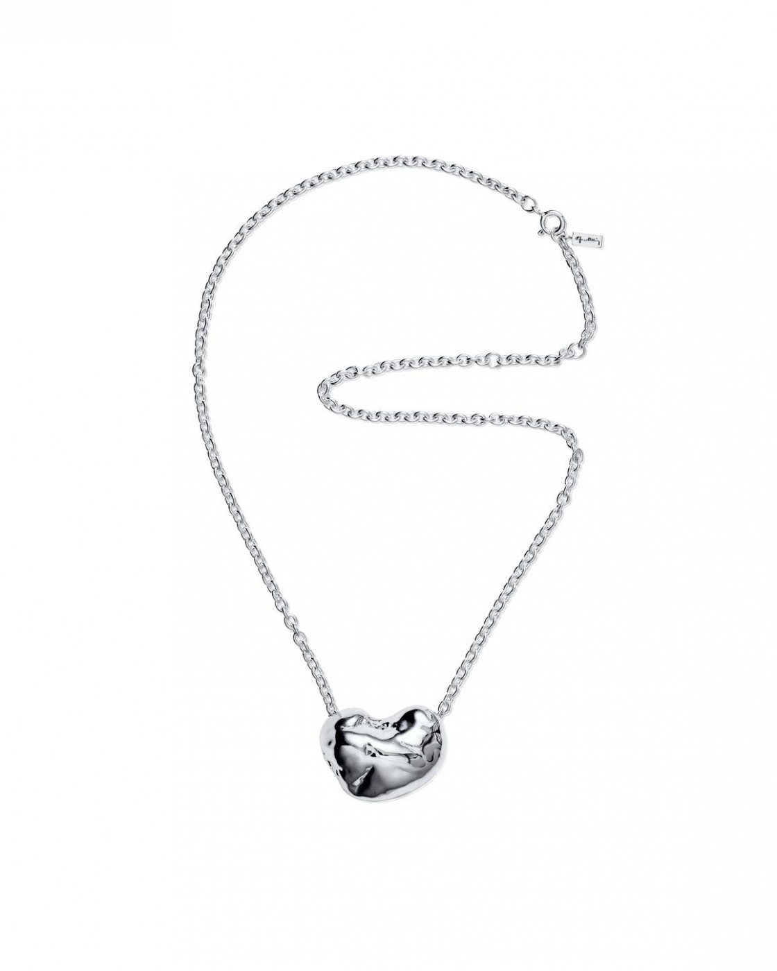 Cashew Necklace Silber