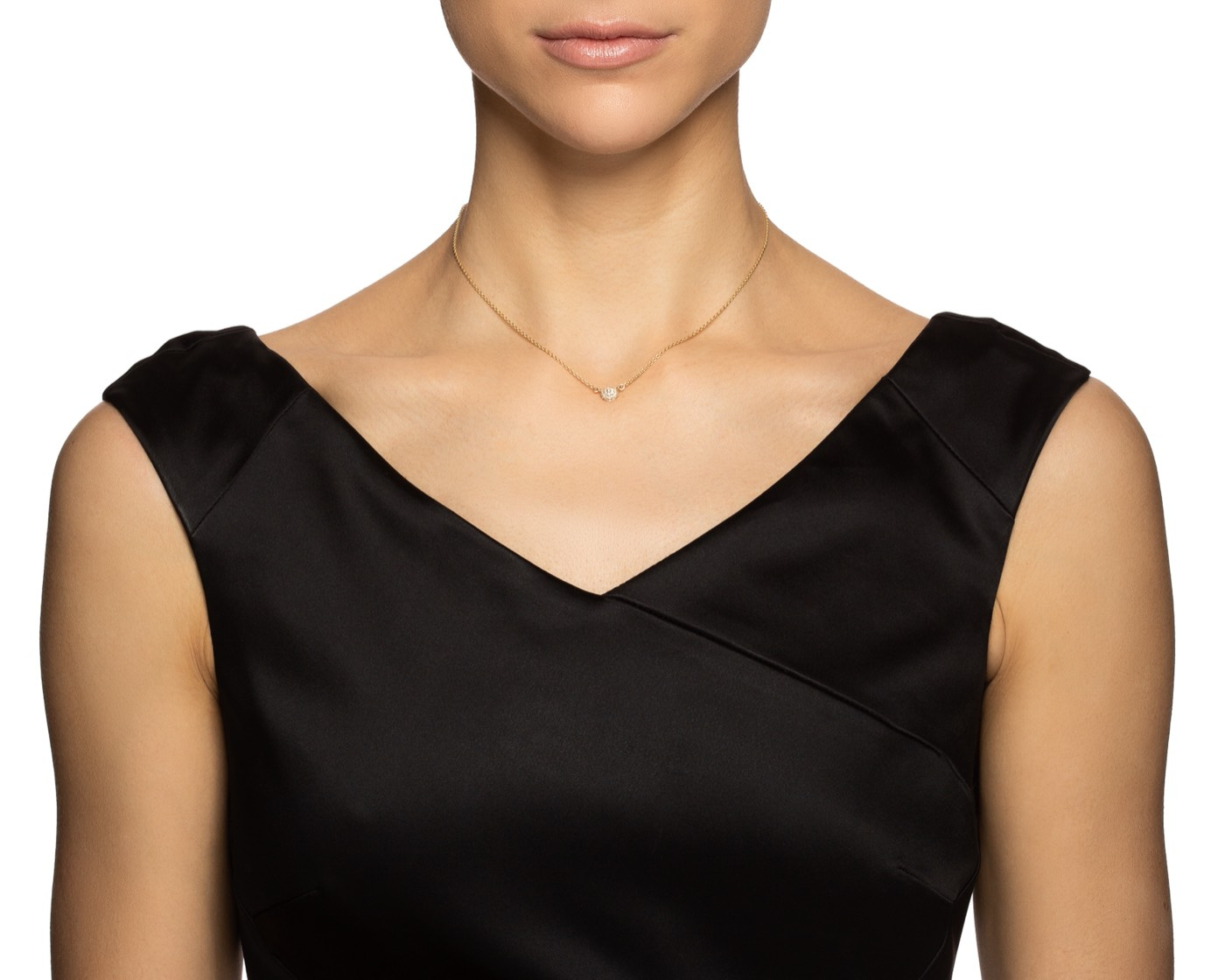 Love Bead - Diamonds Halsketten Gold 38-42 cm