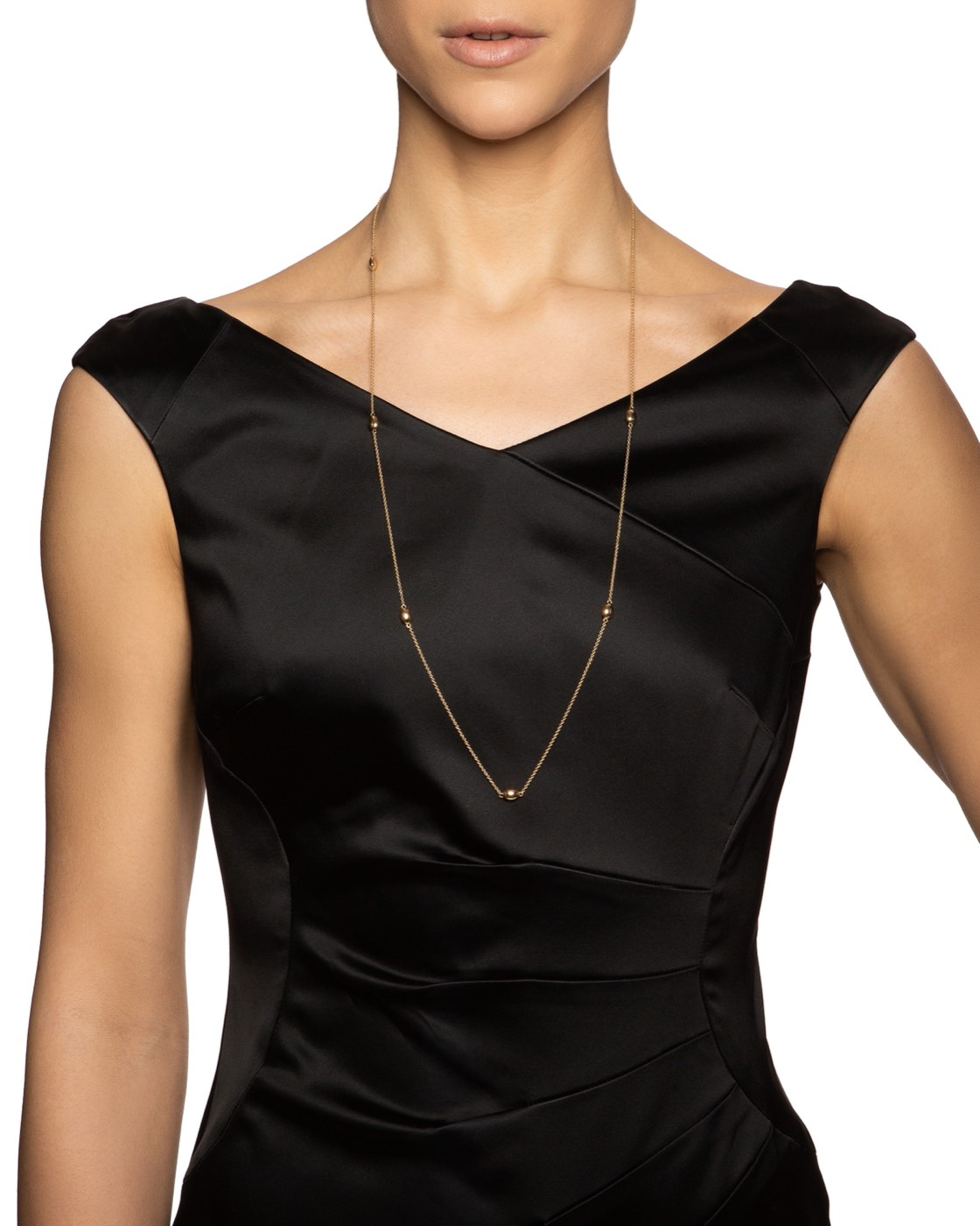 Love Bead Long - Gold Halsketten Gold